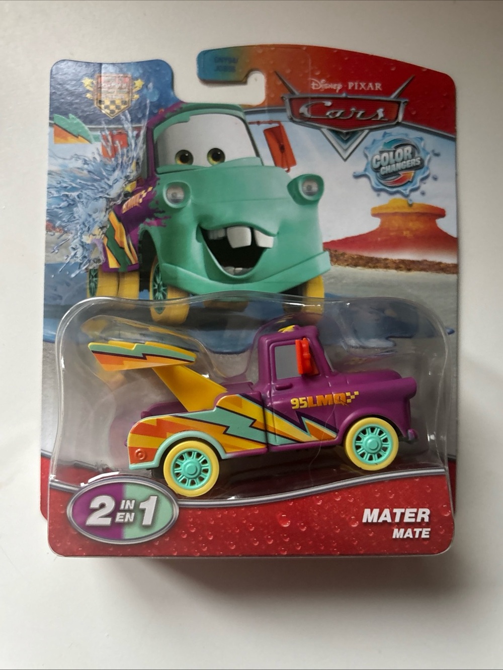 2026 Disney Pixar Cars Color Changers 2 in 1 Mater Tow Truck Race To Celebrate